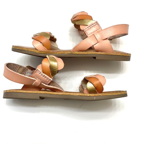 Gap Toddler Girl Neutral Twist Sandal, Size 9 - Picture 7 of 10